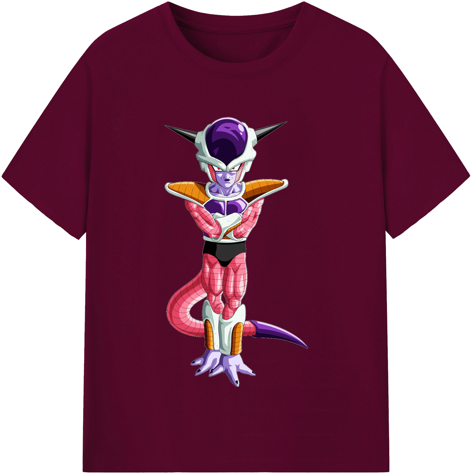 （画像用） ドラゴンボール フリーザ DRAGON BALL Frieza レディースカジュアルプリントTシャツ（綿100％）